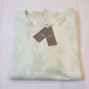 J. Jill Fit Lime Zest Modal Blend Long Sleeve Athleisure Sweatshirt Size LP